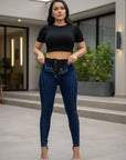 Jeans Levantacola Con Faja - PTF7741