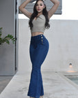 Jean Mujer Levanta Cola (C-B254064-T) ●