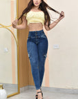 Jean Mujer Levanta Cola (C-B254001-T) ●