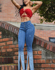 Jean Mujer Levanta Cola (C-BK4081-T) ●