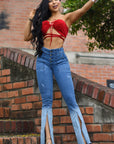 Jean Mujer Levanta Cola (C-BK4081-T) ●