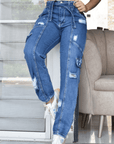 Jean Mujer Levanta Cola Boyfriend (C-BK40115-T) ●