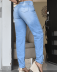 Jean Mujer Levanta Cola Boyfriend (C-BK40120-T) ●