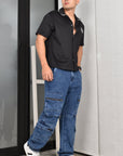 Jean Hombre Overzise Cargo (C-BD257019-T) ●