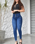 Jean Para Mujer con Efecto Levanta Cola (C-CV254016-S)
