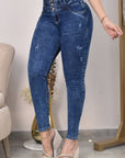 Jean Mujer Levanta Cola (C-B254042-R) ●