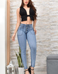 Jean Mujer Levanta Cola (C-BK40148-T) ●