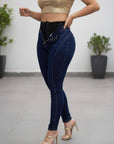 Jeans Levantacola Con Faja - PTF7741