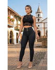 Jeans Levantacola Con Faja - PTF7741