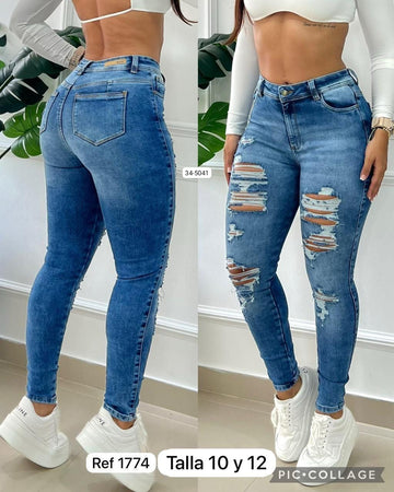 Jean Para Mujer 34-5041 (S)