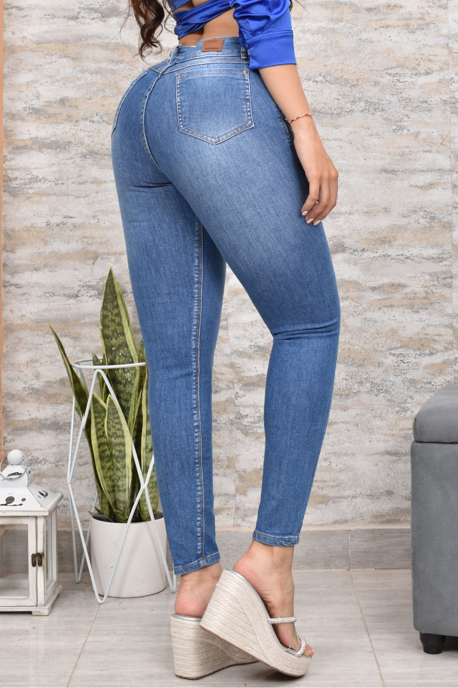 Jean Mujer Levanta Cola (C-BK40154-T) ●