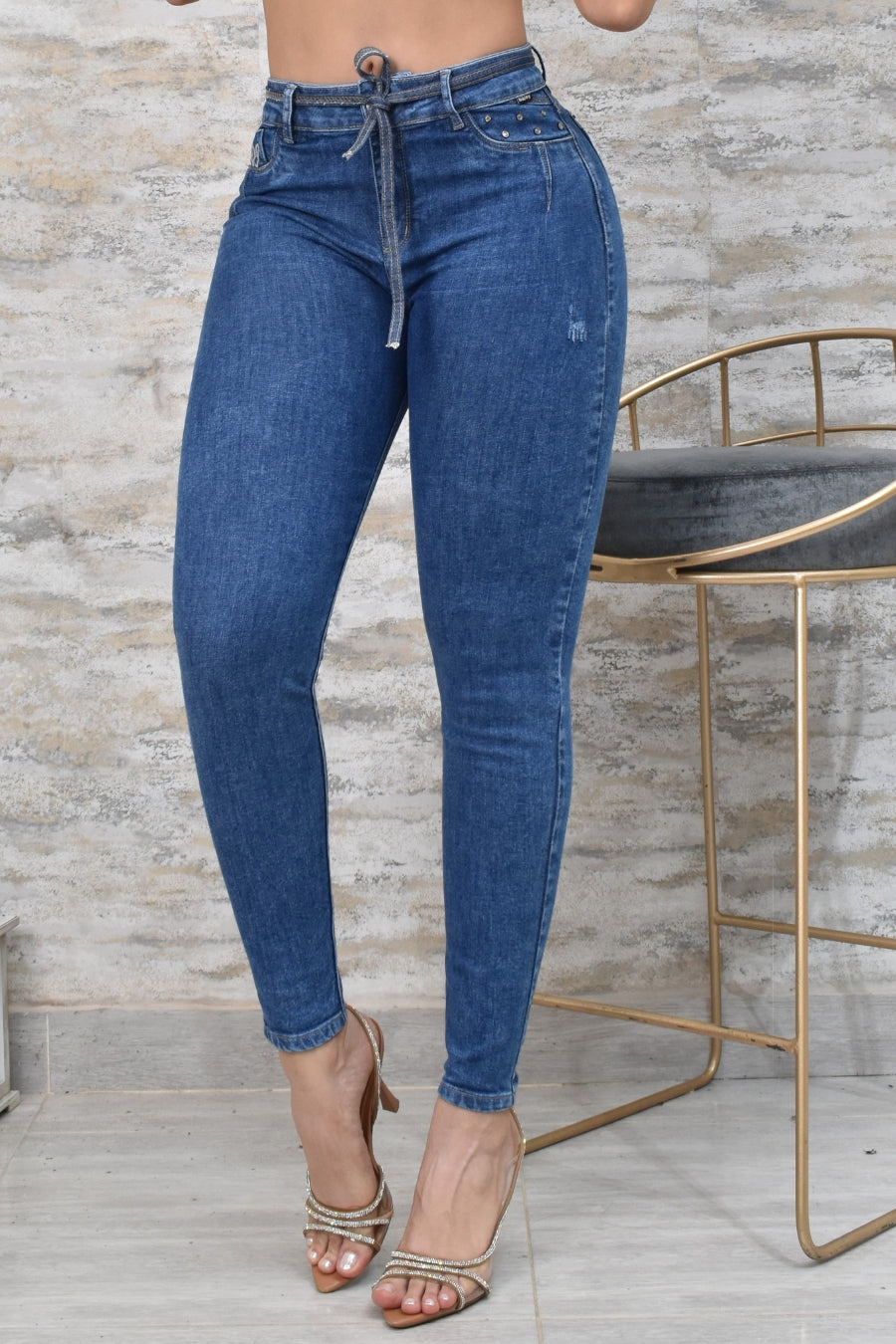 Jean Mujer Levanta cola (C-BK40152-T) ●