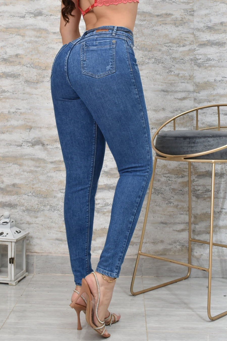Jean Mujer Levanta cola (C-BK40152-T) ●