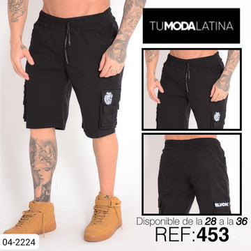 Bermuda En Indigo Para Hombre
