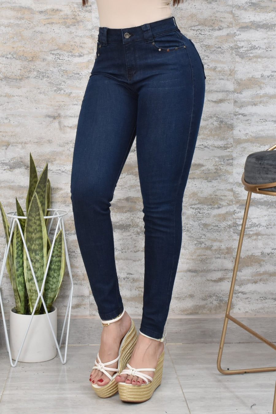 Jean Dama Levanta Cola (C-BK40137-T) ●