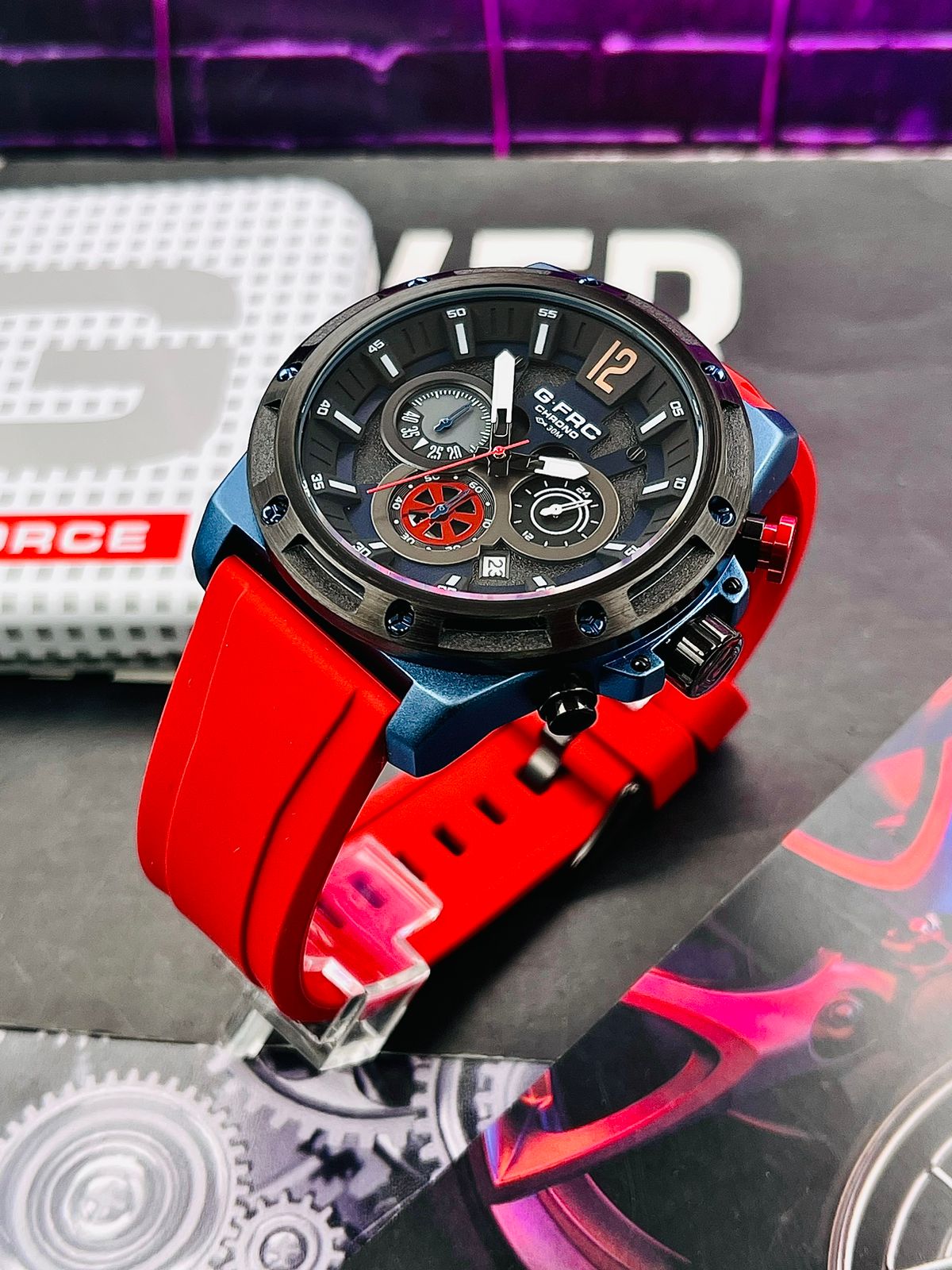 G Force New Model Chrono H3907 Watch (C-727563-S)
