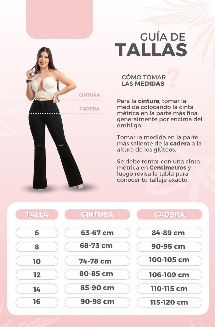 Jean Azul Tiro Alto Control Abdomen (C-1110788) (S)