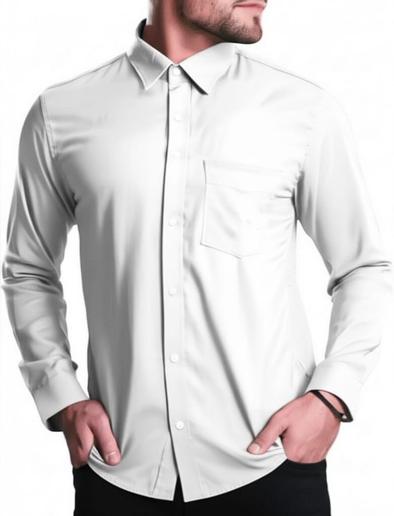 Camisa seda fría slim (C-1824833-S)