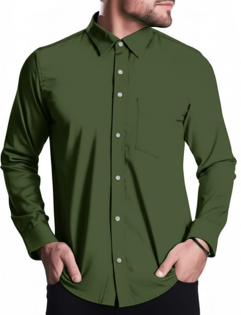 Camisa seda fría slim (C-1824833-S)