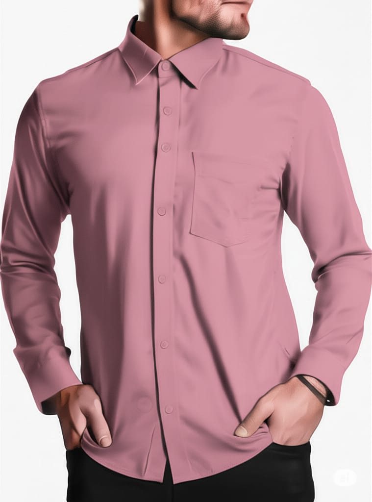 Camisa seda fría slim (C-1824833-S)