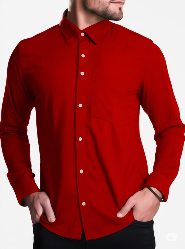 Camisa seda fría slim (C-1824833-S)