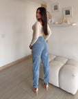 Jeans Con Rotos Y Brillos (C-1755481-S)