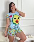 Pijama Short Camisa (C-1661901-S)