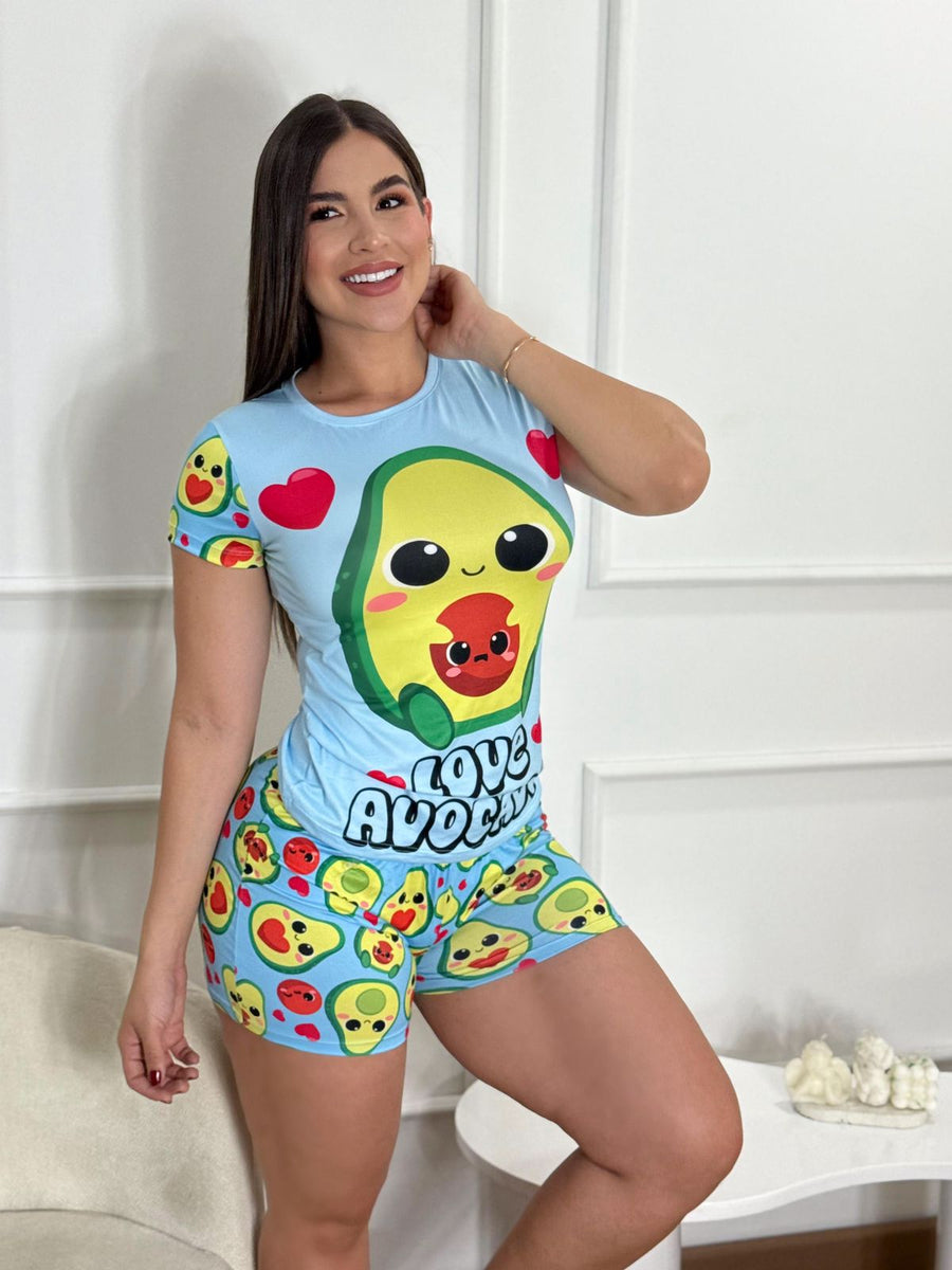 Pijama Short Camisa (C-1661901-S)