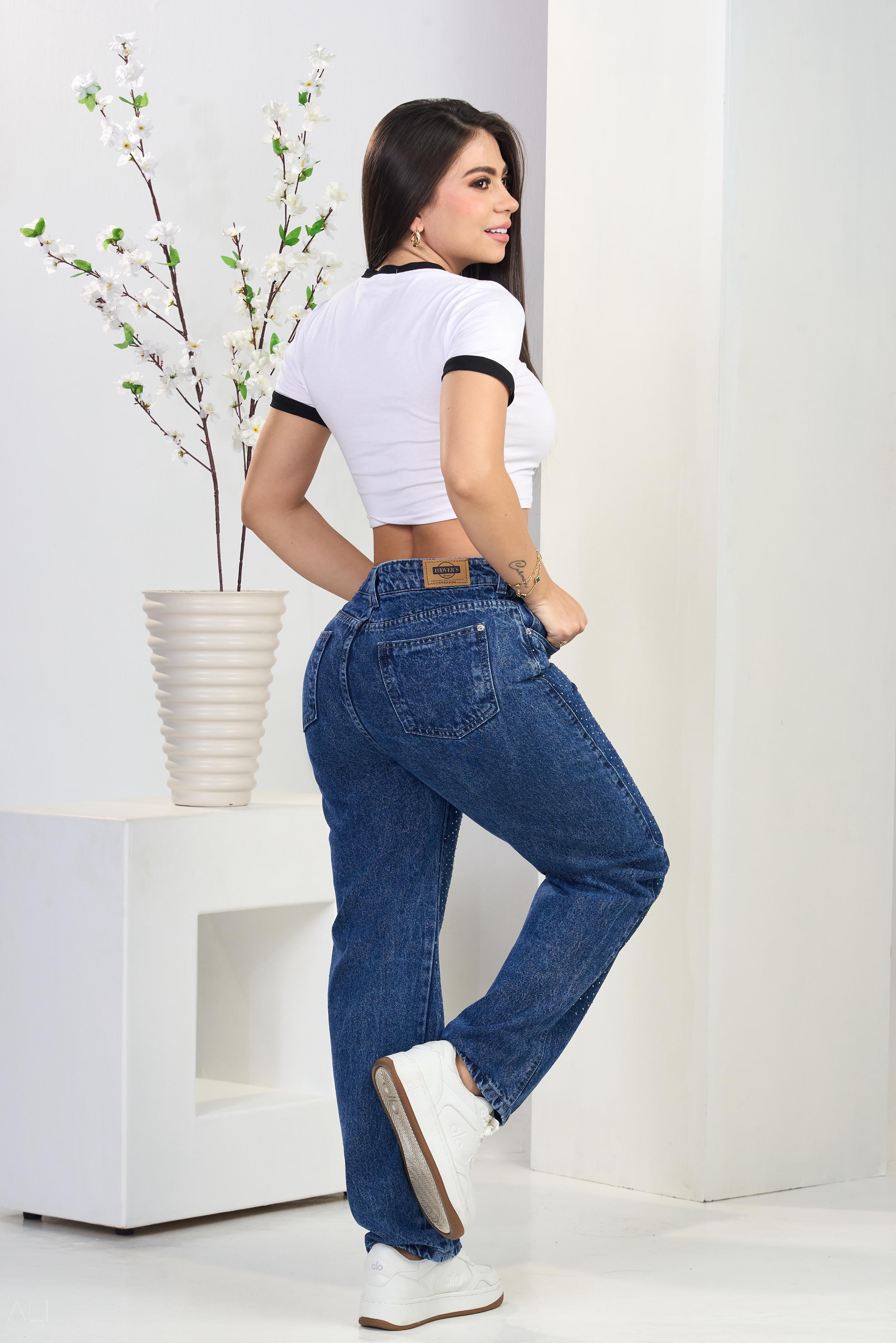 Jean Mujer Denim Palazzo (C-1923720-R) ●