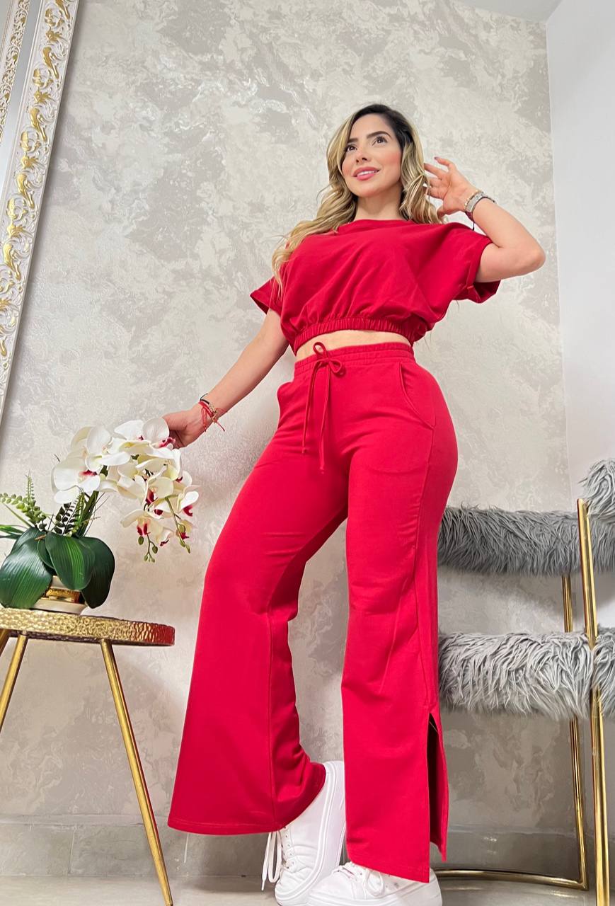 Conjunto Mujer Bota Campana (C-2015004-R) ●