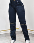 Jean Mujer Levanta Cola Boyfriend (C-BY40492-T) ●