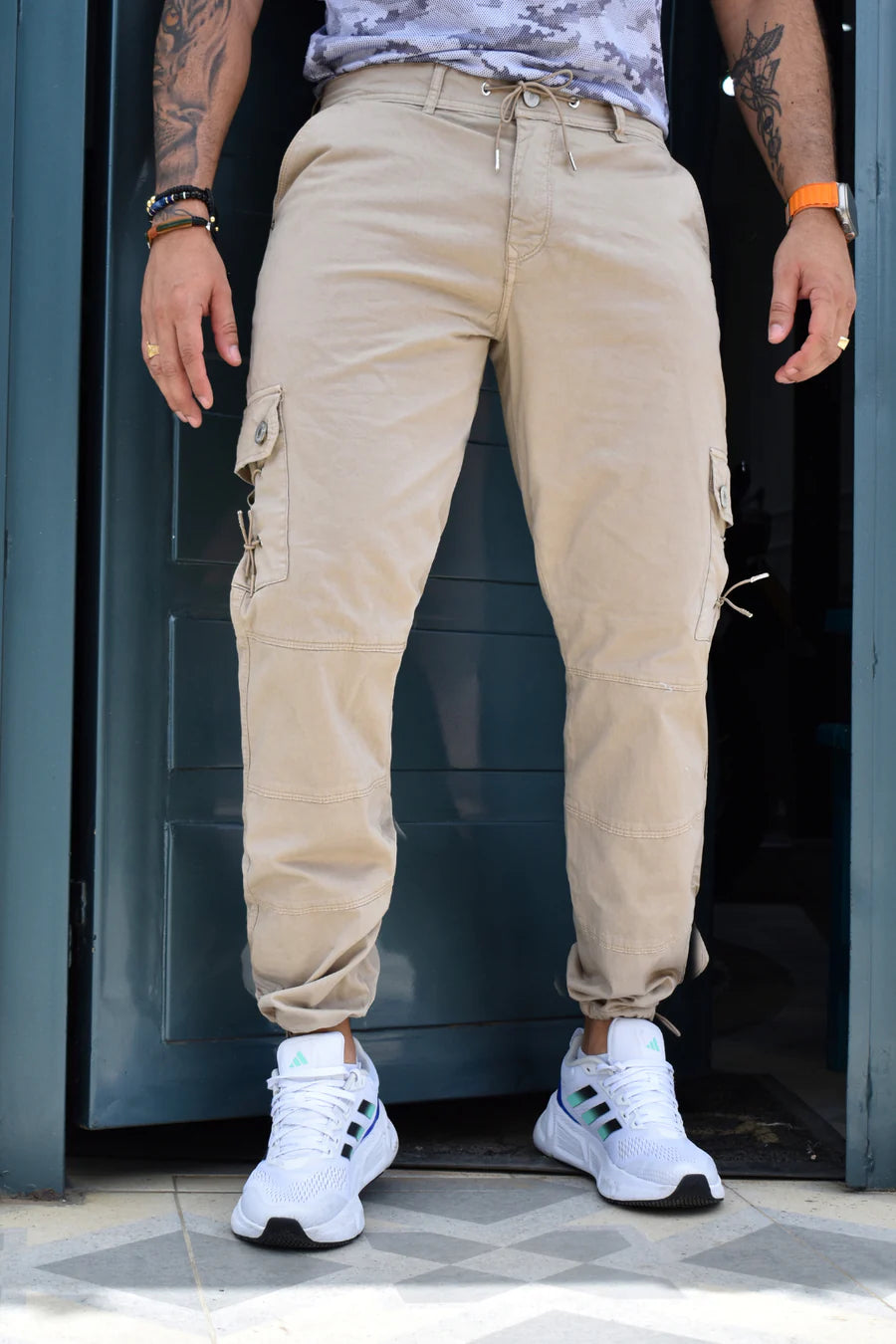 Pantalón Hombre Cargo (C-BY7069-T) ●