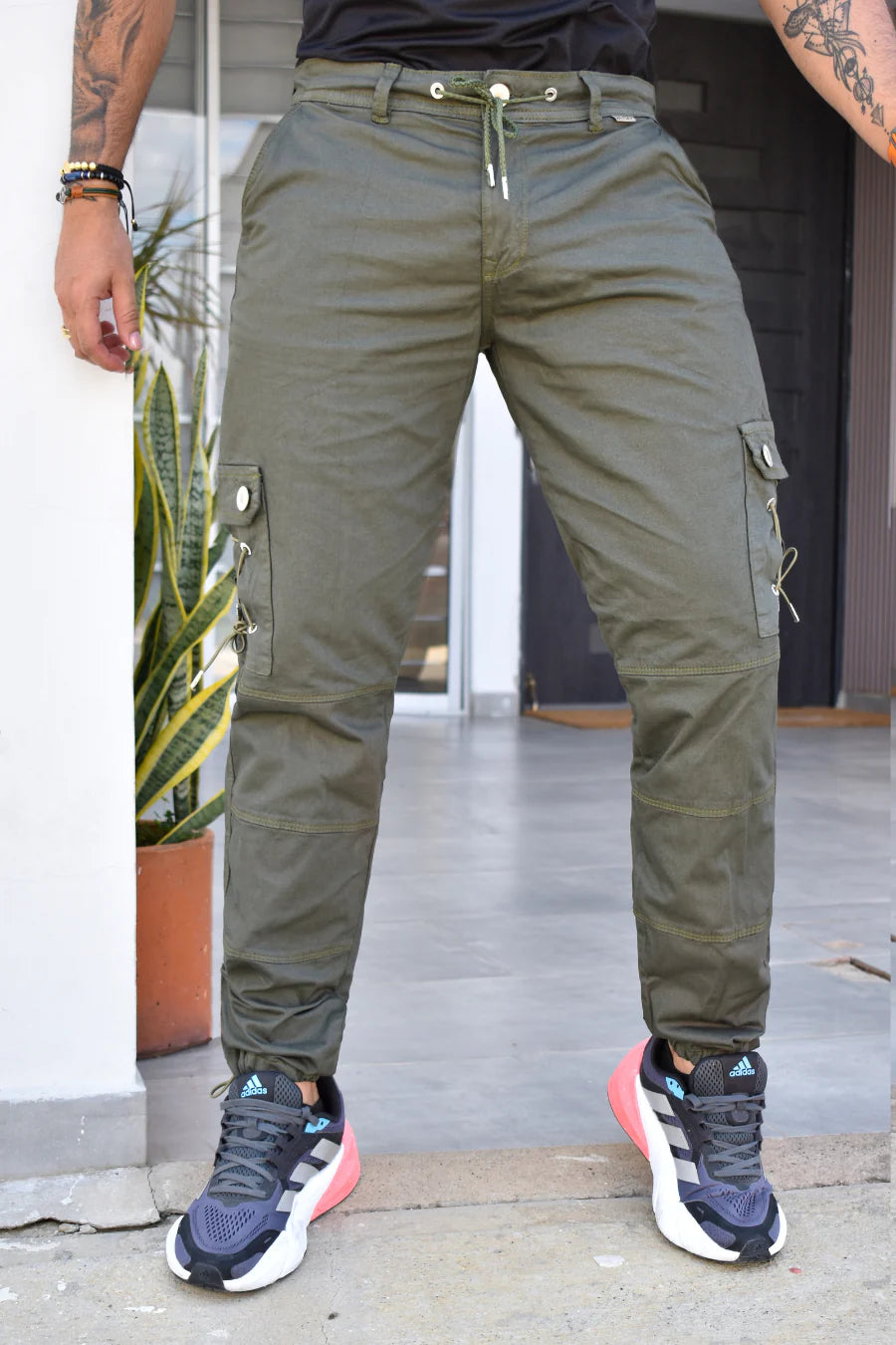 Pantalón Hombre Cargo (C-BY7070-T) ●
