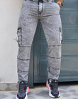 Pantalón Hombre Cargo (C-BY7071-T) ●