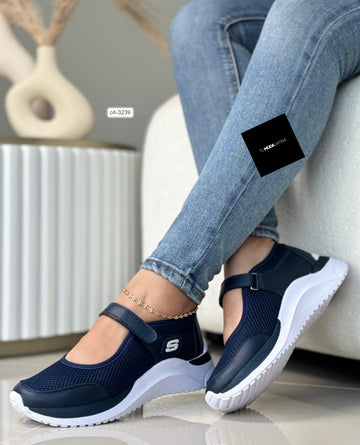 Tenis Mafalda Sktchrs Para Mujer C4-3239 (J)