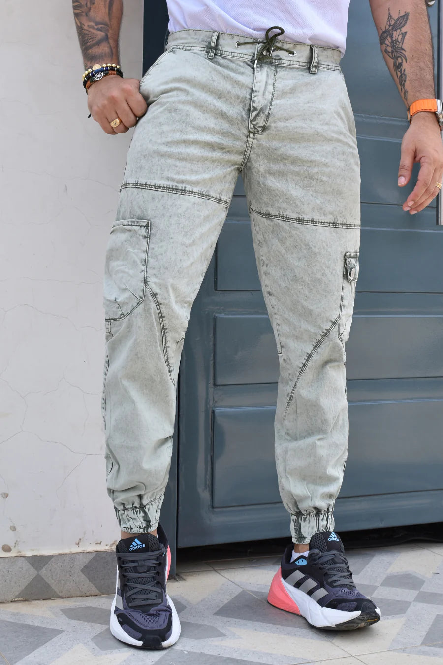 Pantalón Hombre Cargo (C-BY7073-T) ●