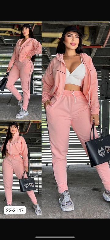 Conjunto Algodón Perchado Para Mujer