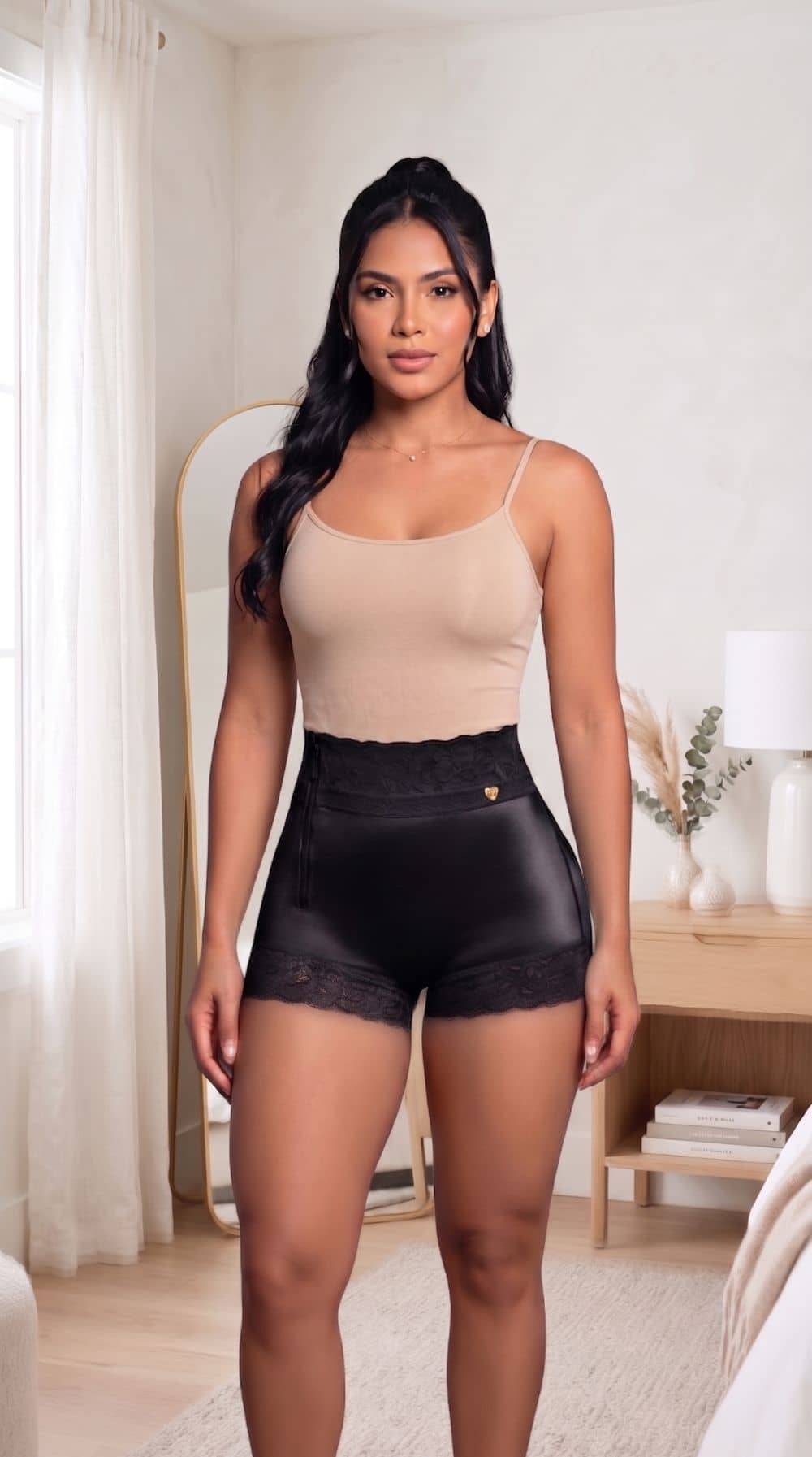 Faja Short Satin Sculpt Ultra Lift Premium - FPA-878