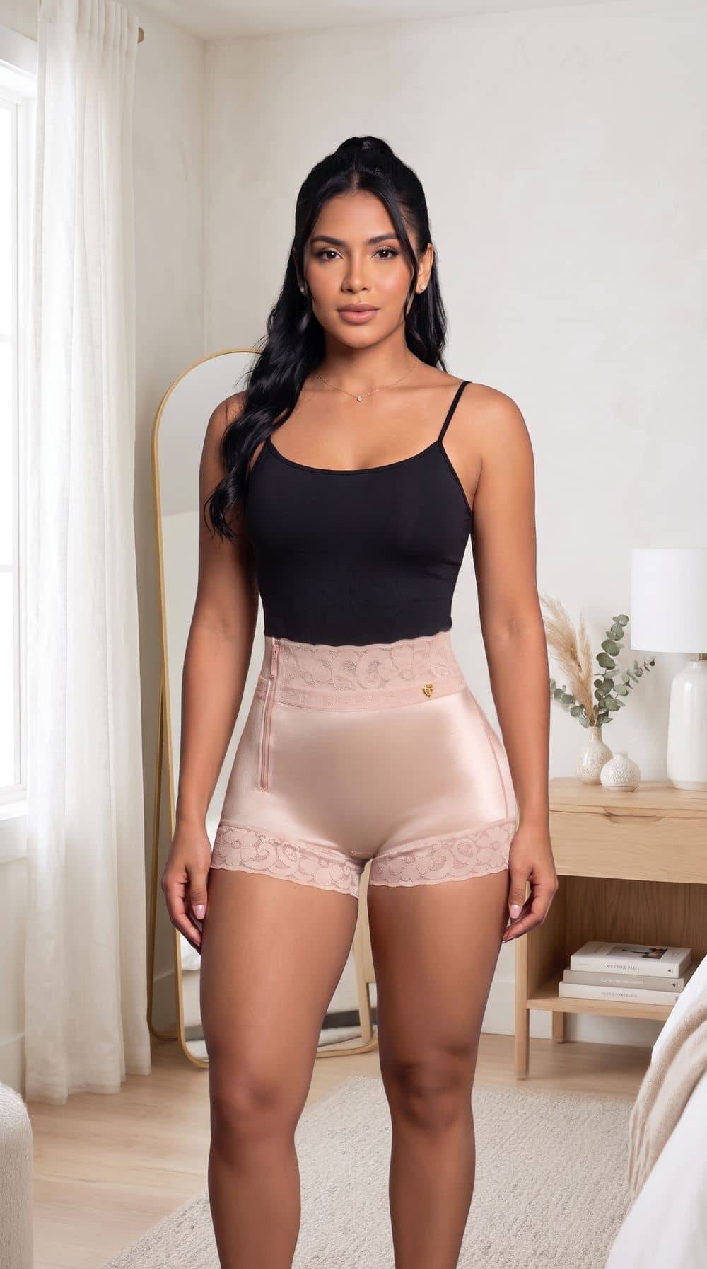 Faja Short Satin Sculpt Ultra Lift Premium - FPA-878