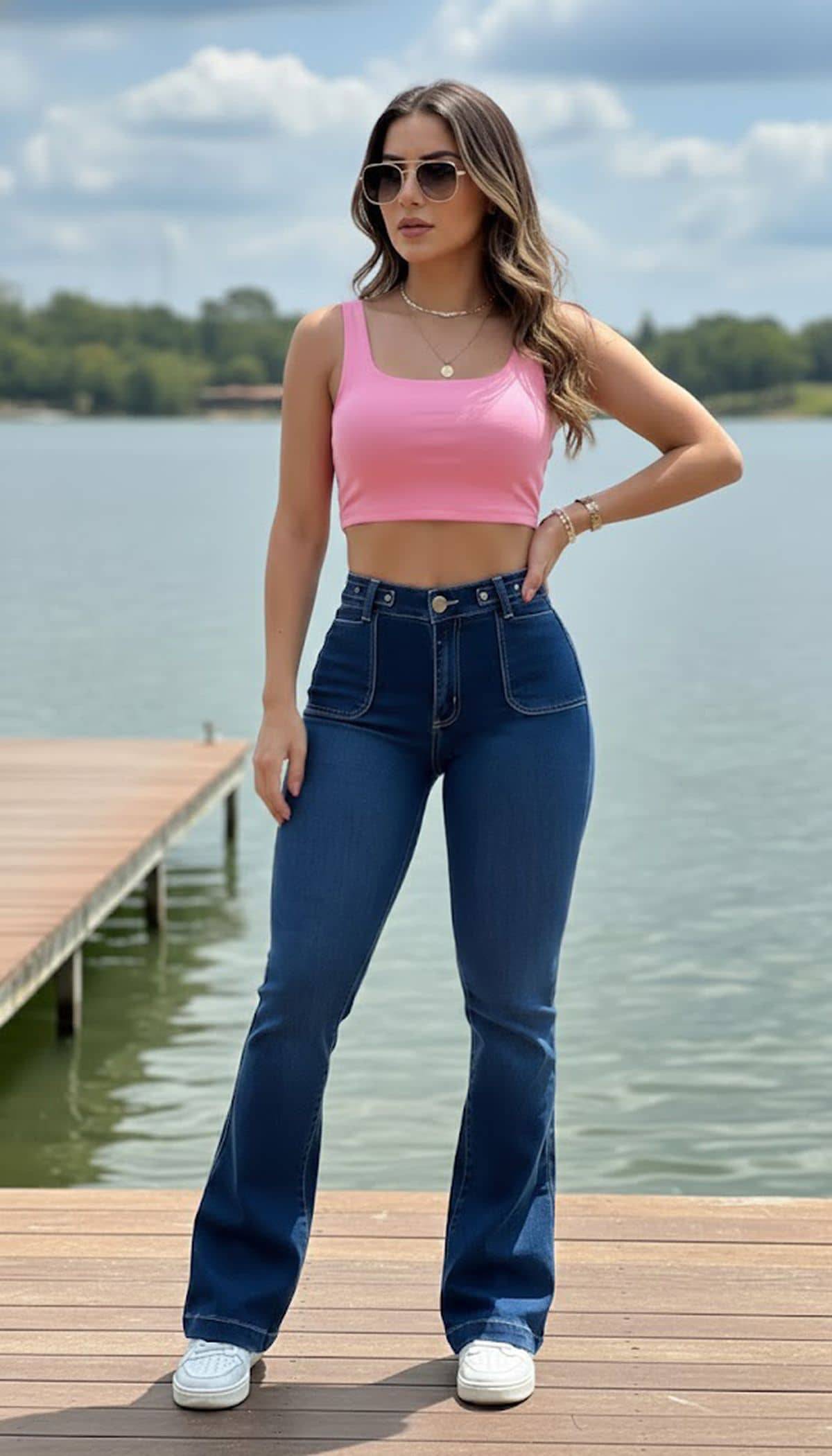Jeans Bota Campana - PC7747