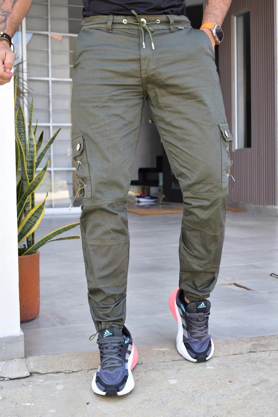 Pantalón Hombre Cargo (C-BY7070-T) ●
