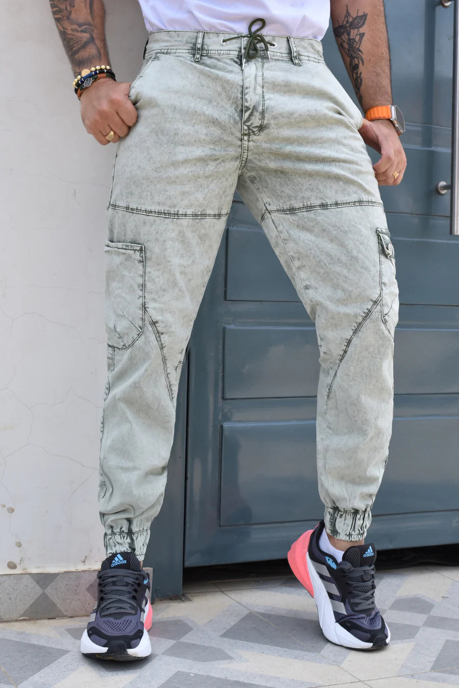 Pantalón Hombre Cargo (C-BY7073-T) ●