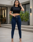 Jeans Levantacola Con Faja - PTF7741