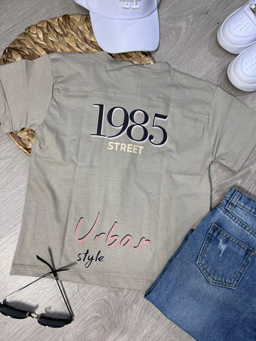Camiseta Oversize Para Niño