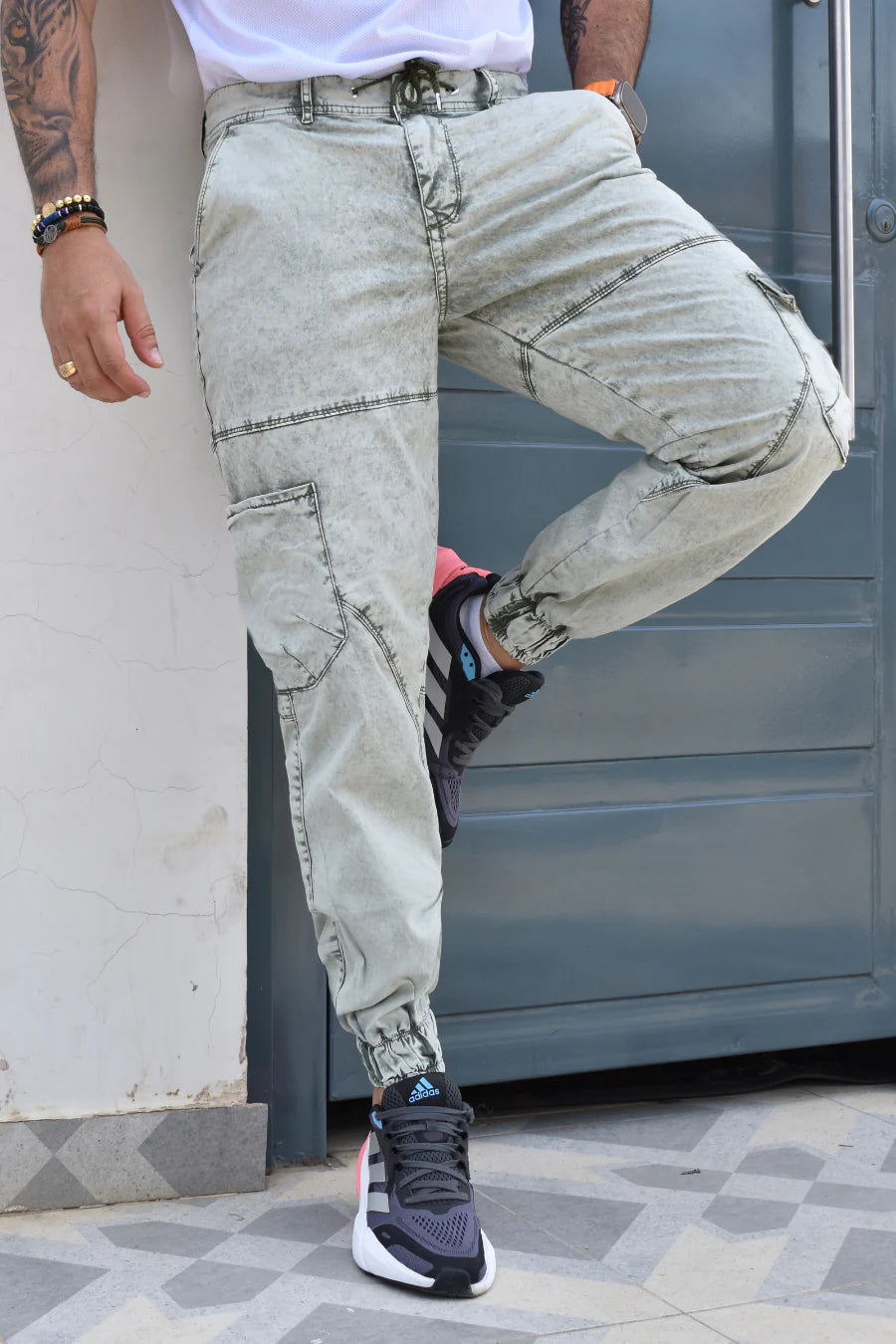 Pantalón Hombre Cargo (C-BY7073-T) ●