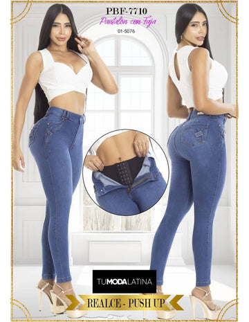Jean Faja Interna Levantacola Para Mujer 01-5076 (S)