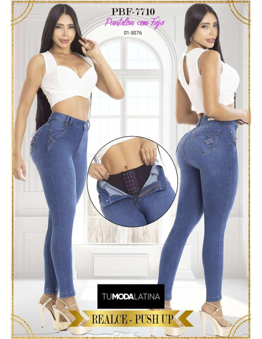 Jean Faja Interna Levantacola Para Mujer 01-5076 (S)
