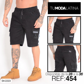 Bermuda En Indigo Para Hombre