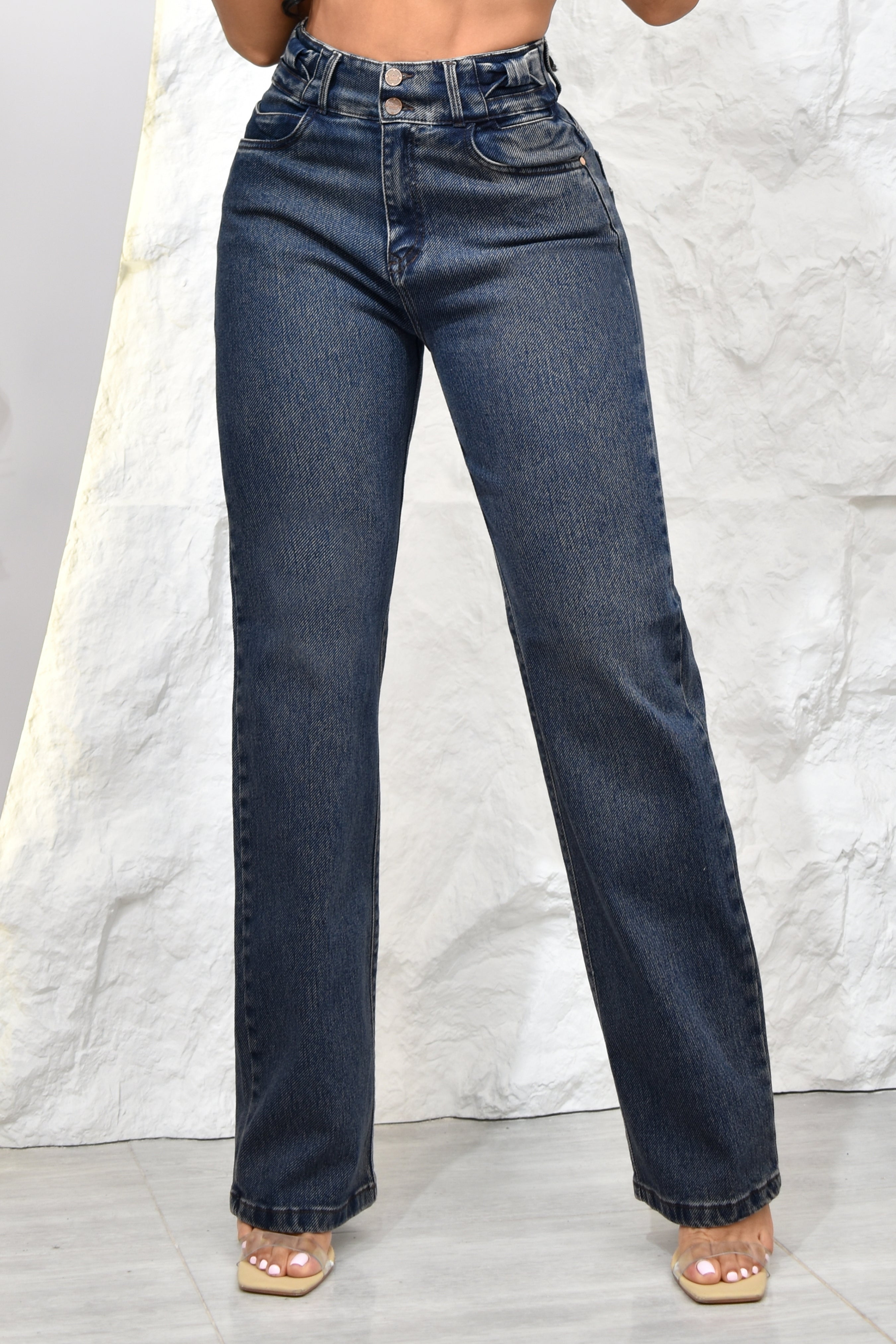 JEANS BOTA RECTA, (CLASICO)  HORMA PERFECTA  REF. B264036