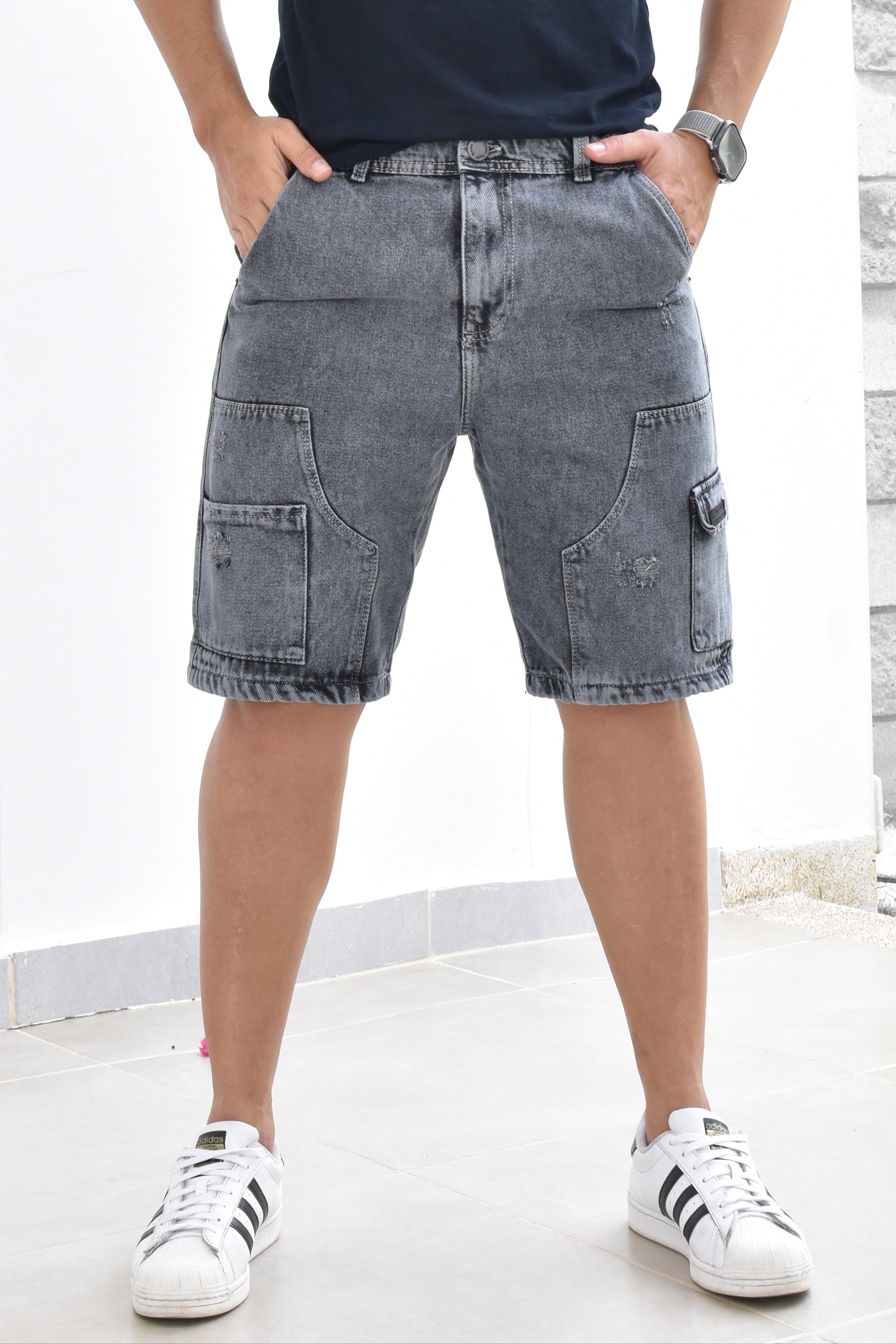 Bermuda Hombre Denim (C-BD256504-T) ●